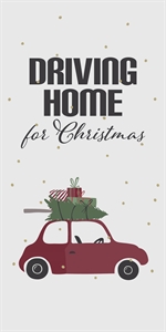 Serviet Driving home for Christmas fra Ib Laursen - Tinashjem